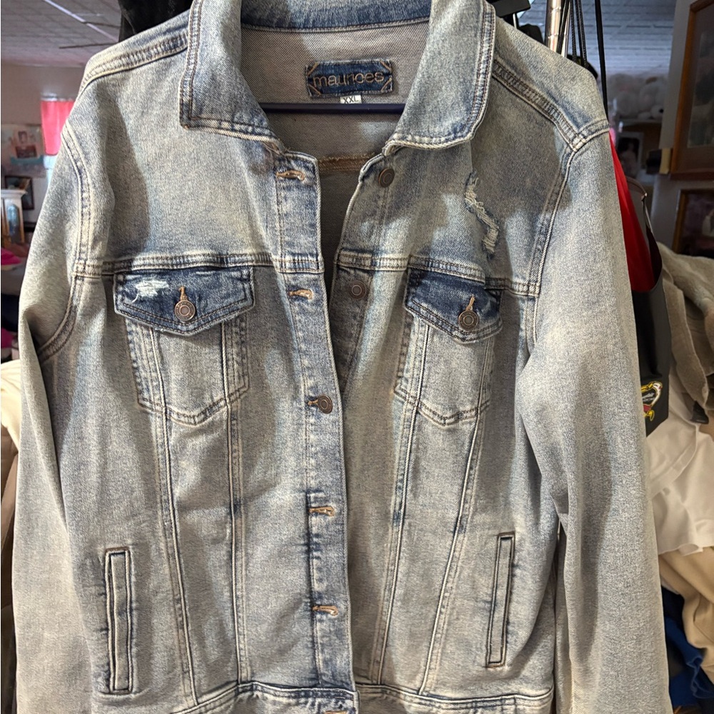 Women's Denim Jacket - Light Blue